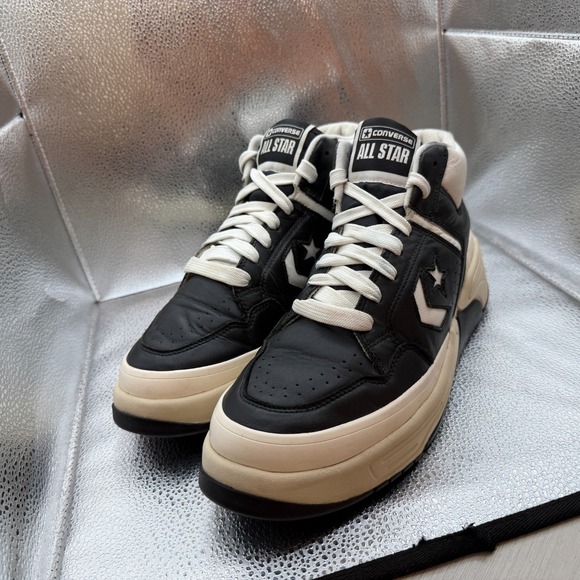 Size M8/W9.5 Converse Weapon CX Mid Black White Unisex Athletic Shoes 171556C main image 7